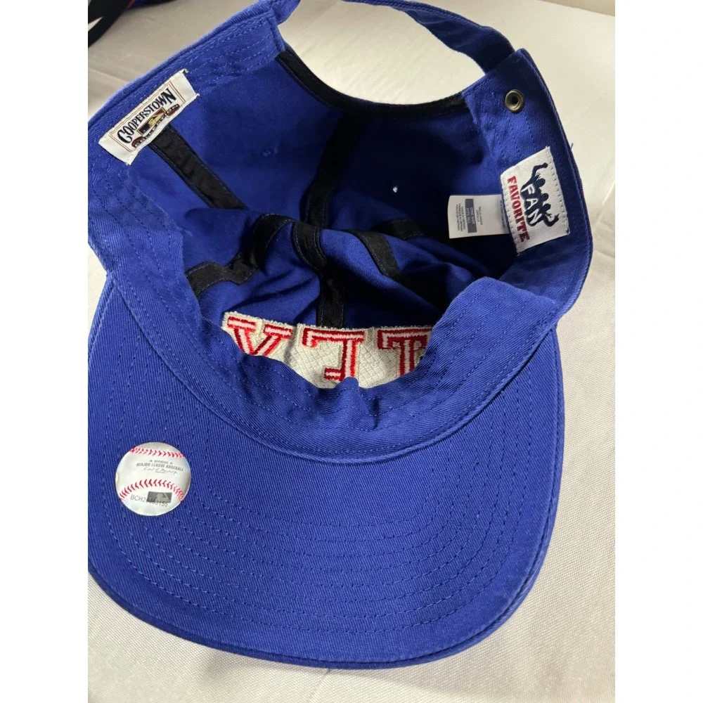 Vintage Fan Favorite Texas Rangers Cooperstown Collection Blue TEX Baseball Hat